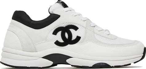 chanel trainers metallic|Chanel black and white sneakers.